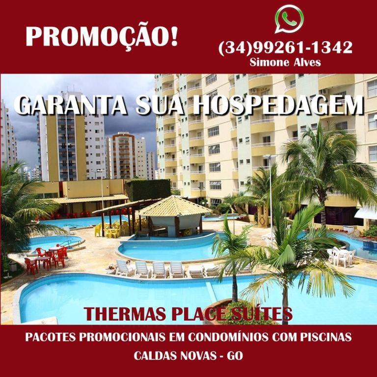 Thermas Place Suite Caldas Novas Com Piscinas Termais Eksteriør billede